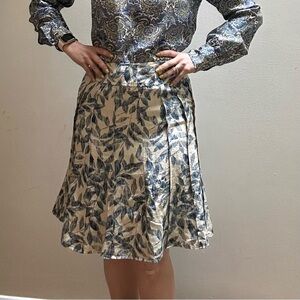 Ann Taylor Silk-Linen Blend Skirt Size 4P